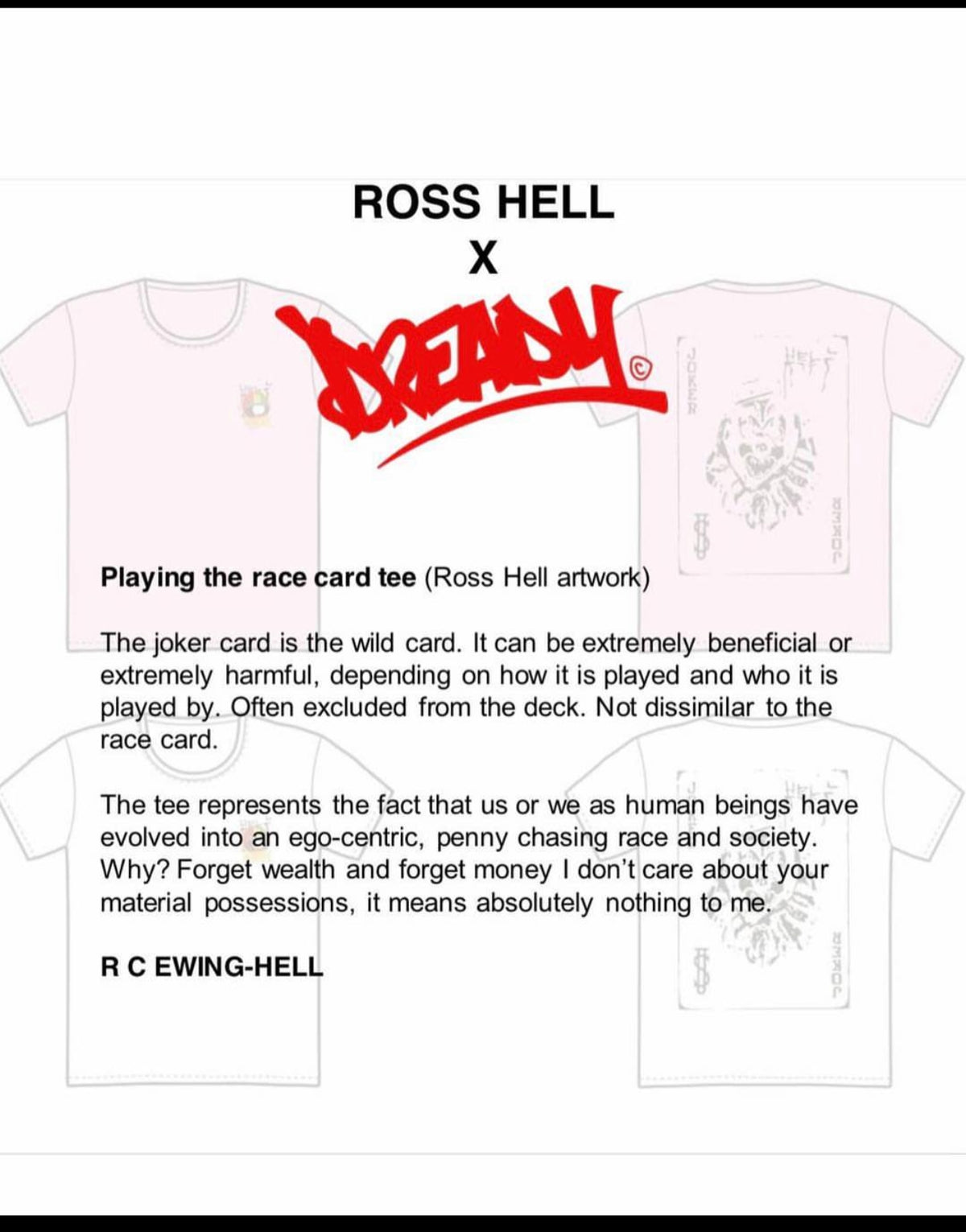 DREADY X ROSS HELL COLLAB - Dready Original