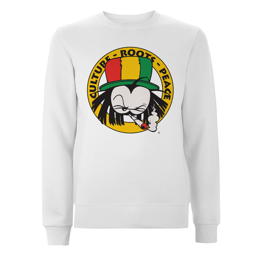 Dready 90'er Crest Logo Front Print Sweatshirt