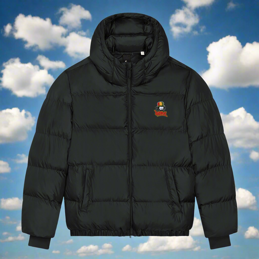 Dready Classic Logo Embroidered Puffa Jacket - Puff Puff Give Collection