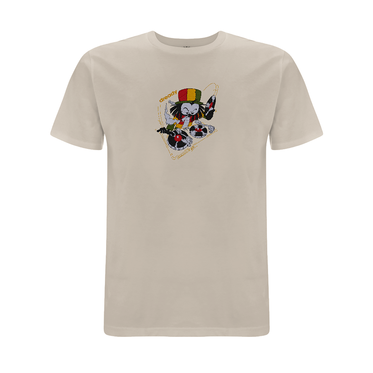 Dready 'Wheel It Up' Embroidered T-Shirt