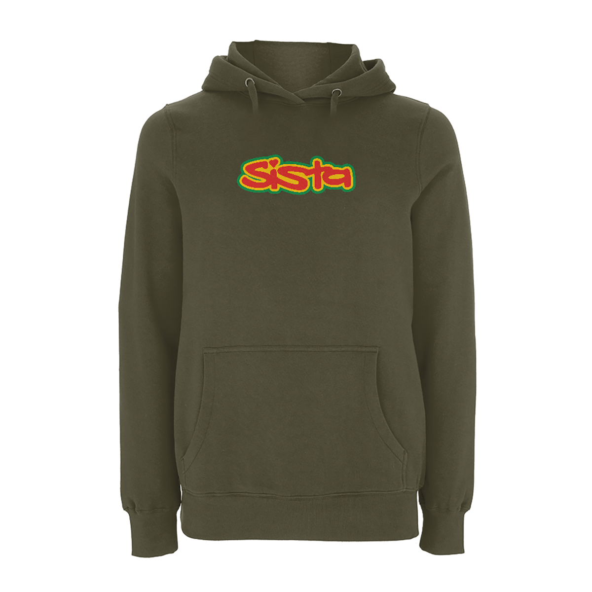 Sister large Logo embroidery hood