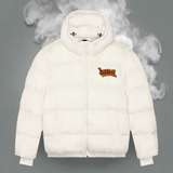 Dready Embroidered Logo Oversized Puffa Jacket. Puff Puff Give Collection