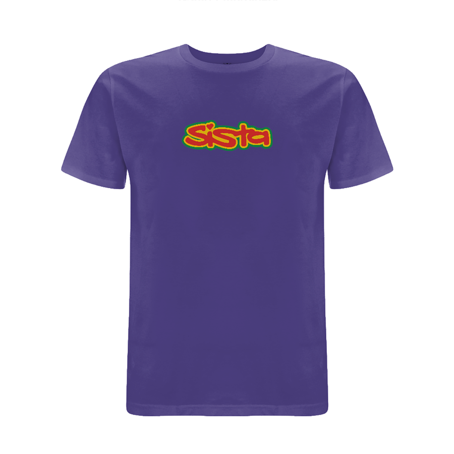 Sista Large logo, embroidered T-shirt