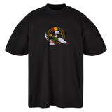 Dready Positive Vibrations Embroidered Oversized Premium T-Shirt