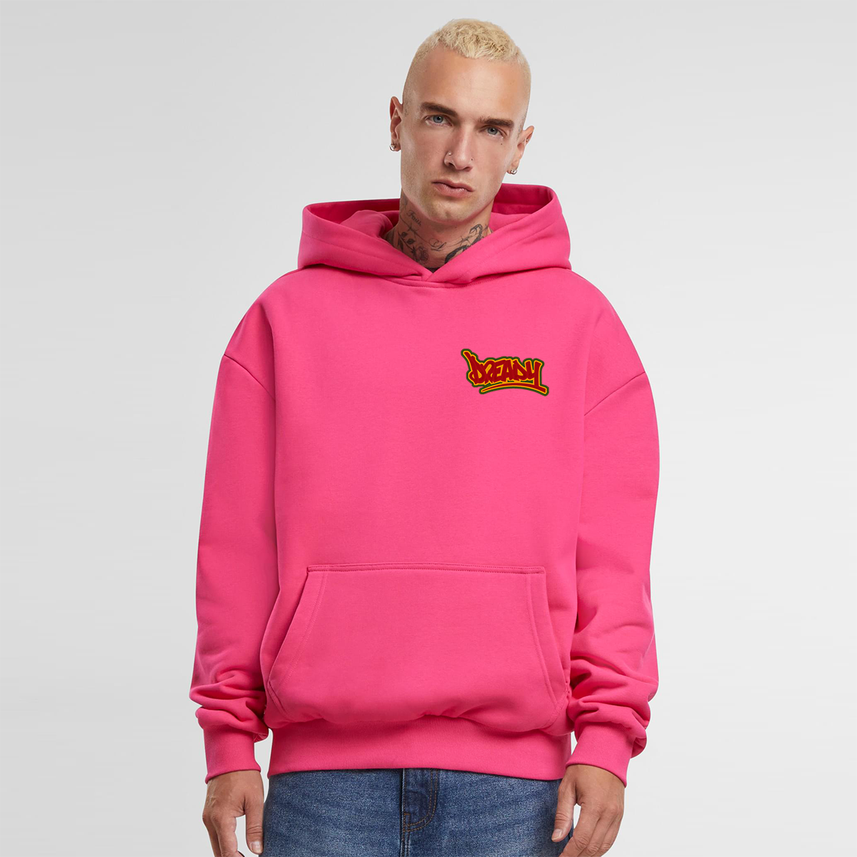 DREADY Script Logo, Ultra-Heavy Oversized Embroidered 500g Hood