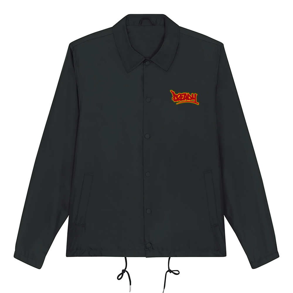Dready Script Logo Embroidery Coach Jacket