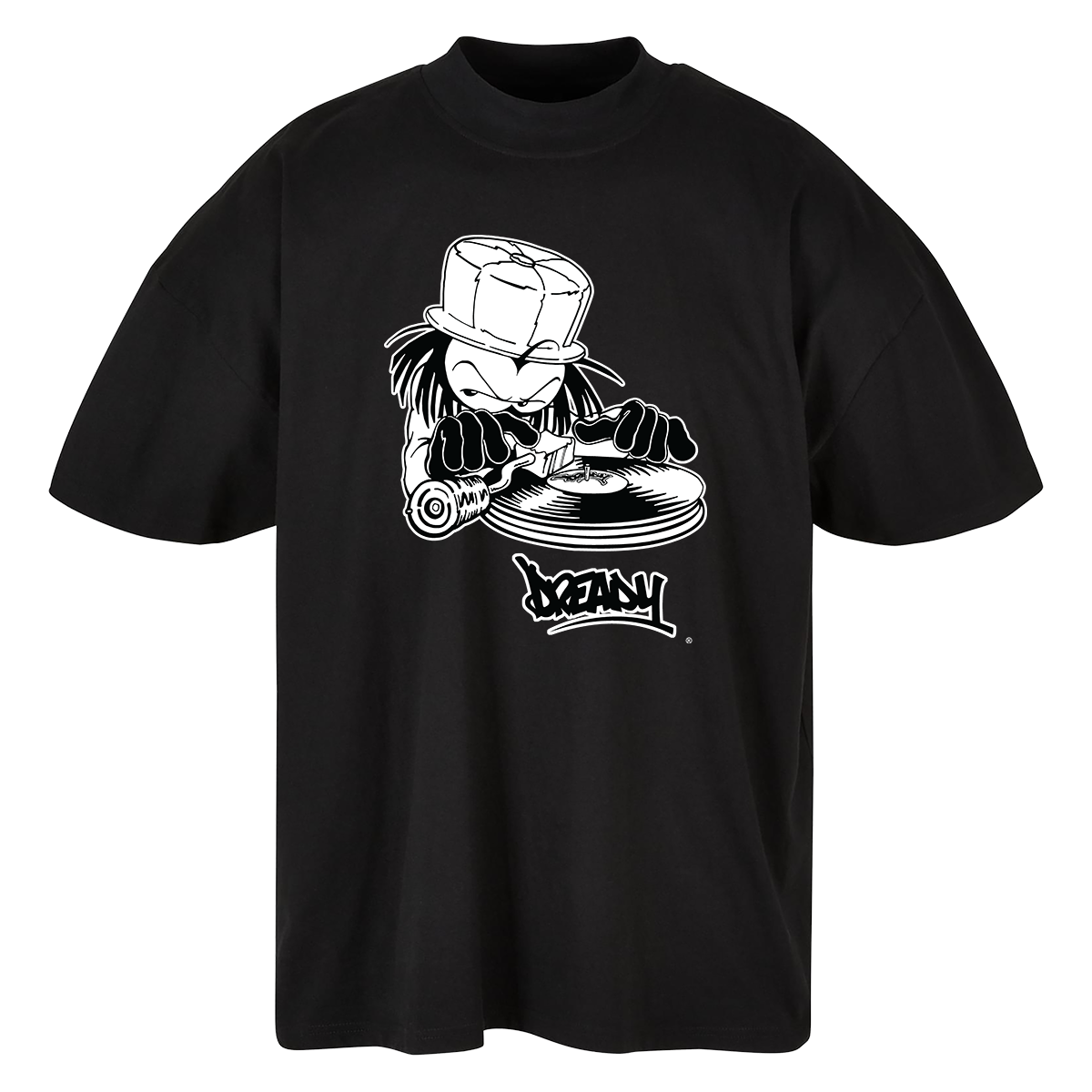 DJ Dready 90s Front Print Oversized Premium T-shirt