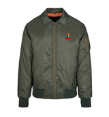 Dready Embroidered Bomber With Collar