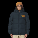 Dready Embroidered Logo Oversized Puffa Jacket. Puff Puff Give Collection