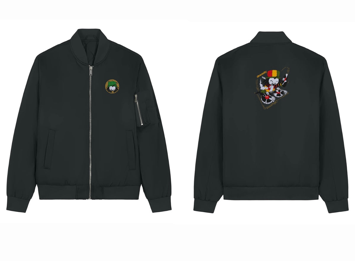 Dready Wheel It Up Embroidered Bomber