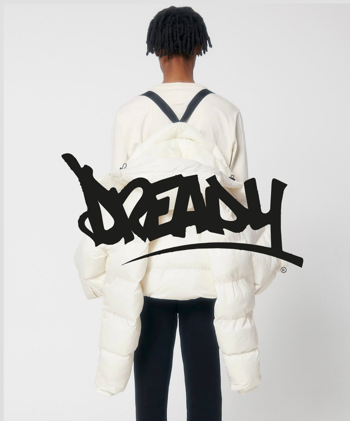 Dready Classic Logo Embroidered Puffa Jacket - Puff Puff Give Collection
