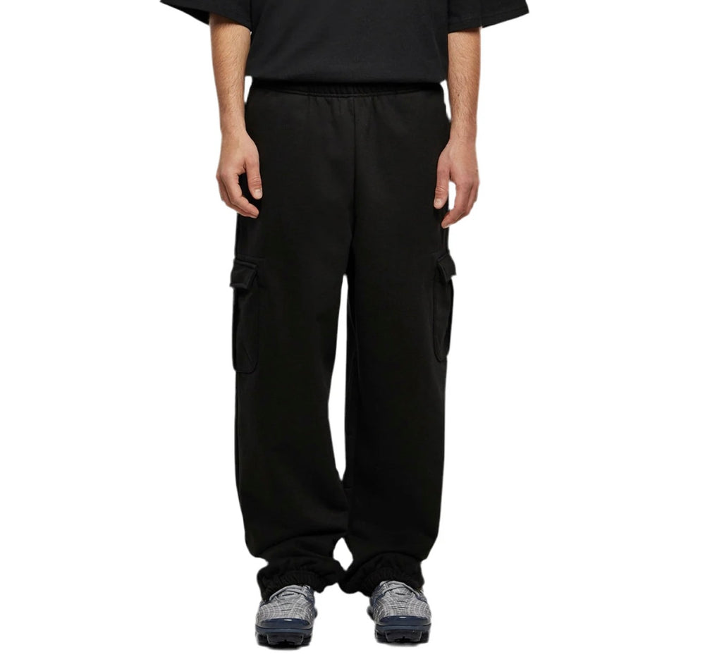 DREADY head Black 90s Extra Heavy Brushed fleece logo cargo sweatpants