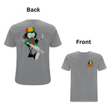 Dready Tokin Front and Back Print T-Shirt