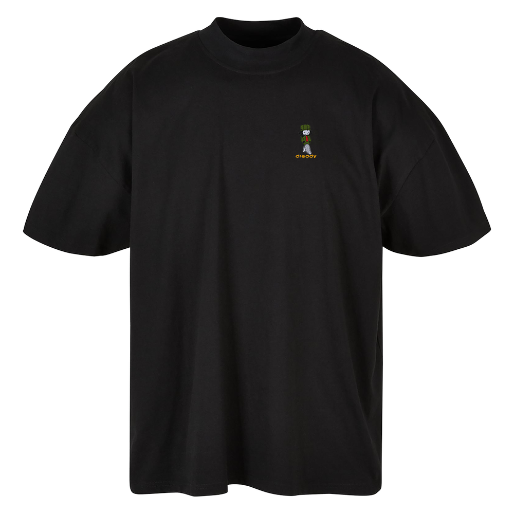 Dready Walking Man Oversized Premium Embroidered T-Shirt