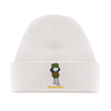 Dready Walking Man Embroidered Beanie