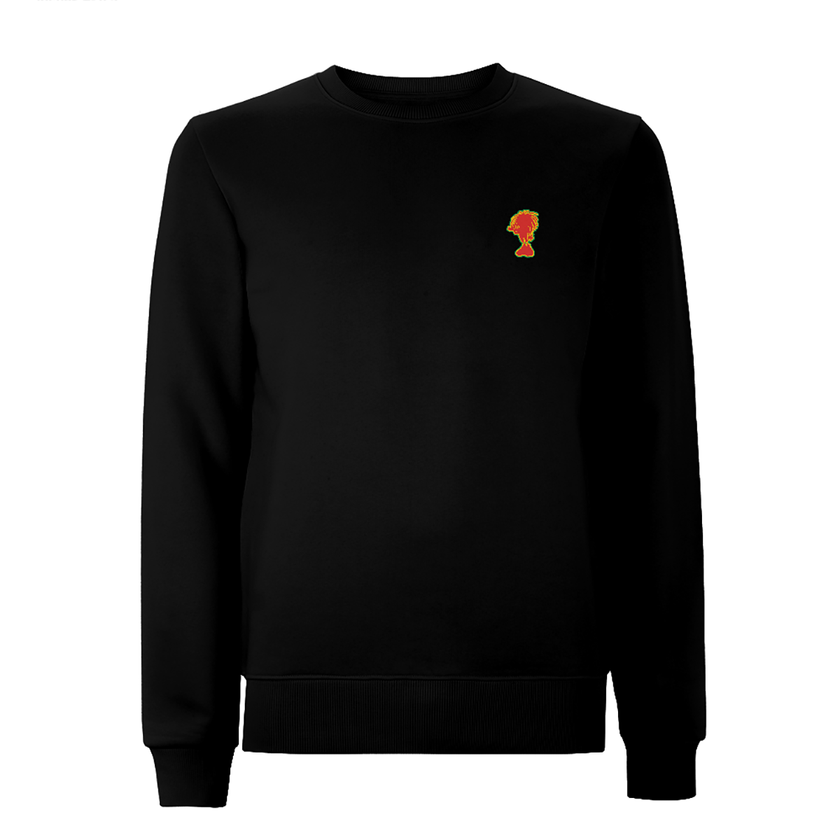 Sista small left breast silhouette embroidered sweatshirt
