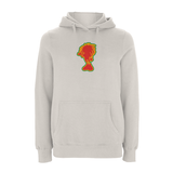 Sista large silhouette, embroidered pullover Hood
