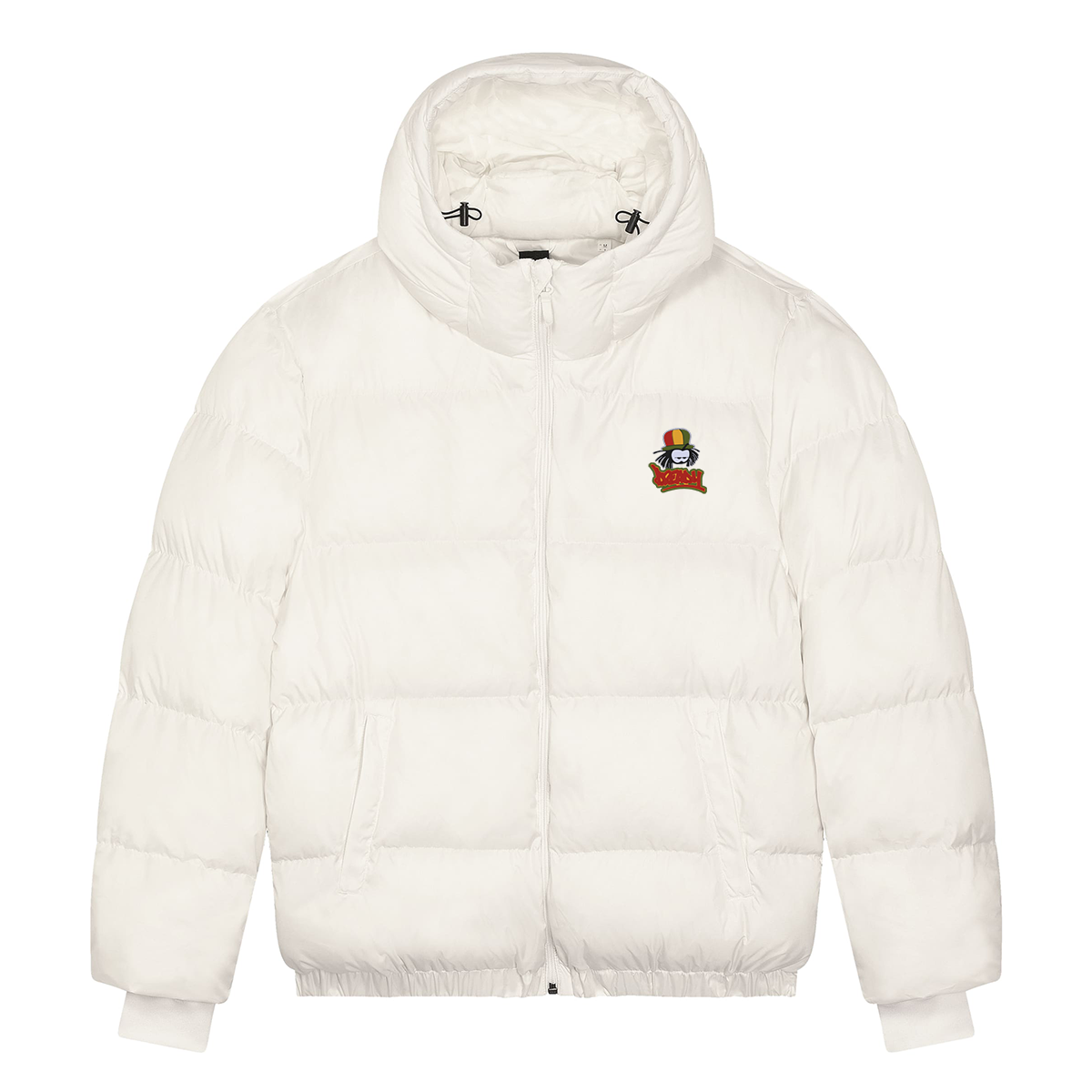 Dready Classic Logo Embroidered Puffa Jacket - Puff Puff Give Collection