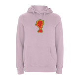 Sista large silhouette, embroidered pullover Hood