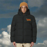 Dready Embroidered Logo Oversized Puffa Jacket. Puff Puff Give Collection