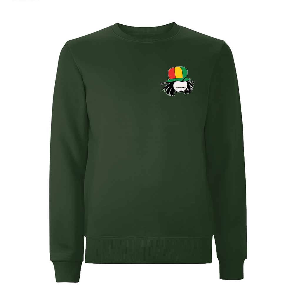 Dready Head Left Breast Printed Sweatshirt