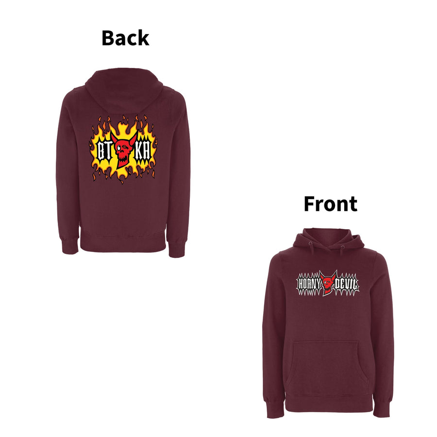 BTKA Horny Devil front & back print  Logo Hoodie