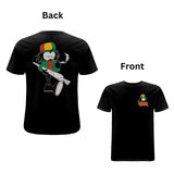 Dready Tokin Front and Back Print T-Shirt