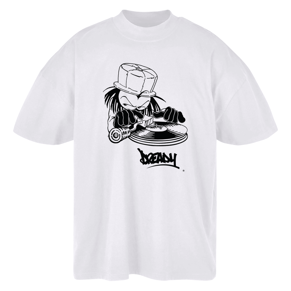 DJ Dready 90s Front Print Oversized Premium T-shirt