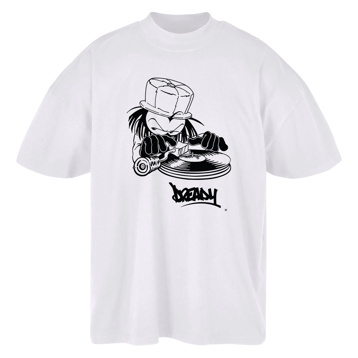 DJ Dready 90s Front Print Oversized Premium T-shirt