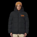 Dready Embroidered Logo Oversized Puffa Jacket. Puff Puff Give Collection