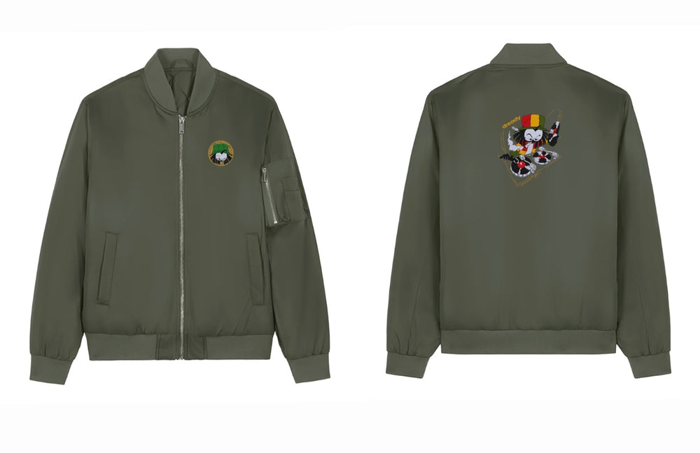 Dready Wheel It Up Embroidered Bomber