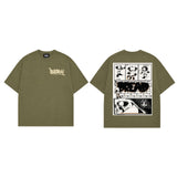 Dready Check Out My Roots Front and Back Print T-Shirt