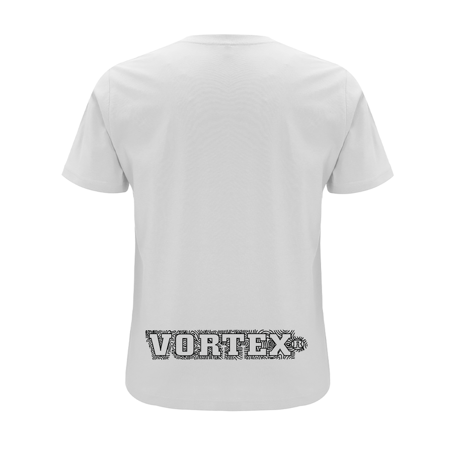 Vortex Alienne Front and back print organic T-Shirt
