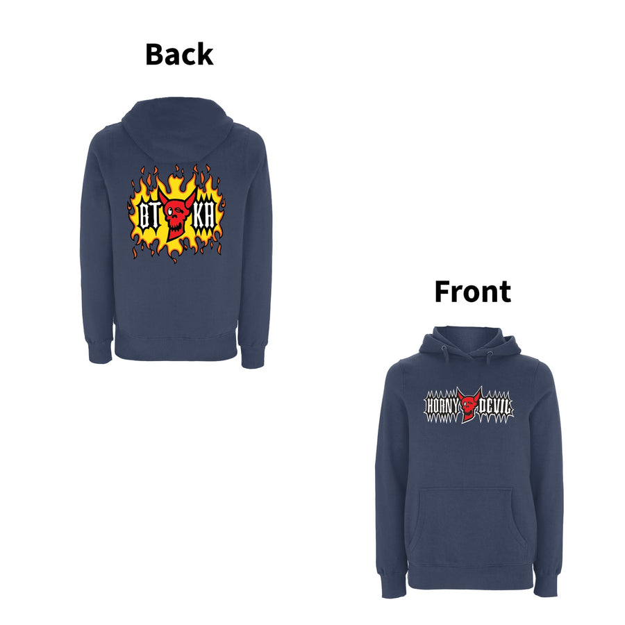 BTKA Horny Devil front & back print  Logo Hoodie