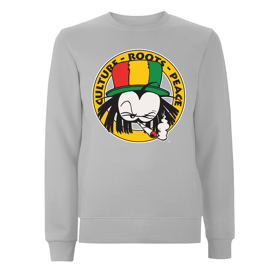 Dready 90'er Crest Logo Front Print Sweatshirt