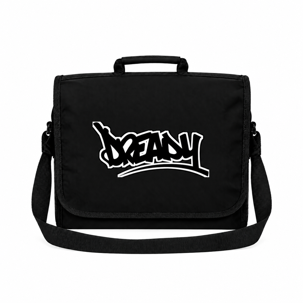 DREADY Black Script Record Bag