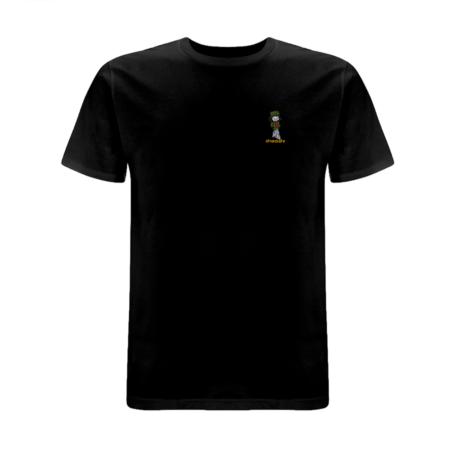 Dready Walking Man Embroidered T-Shirt
