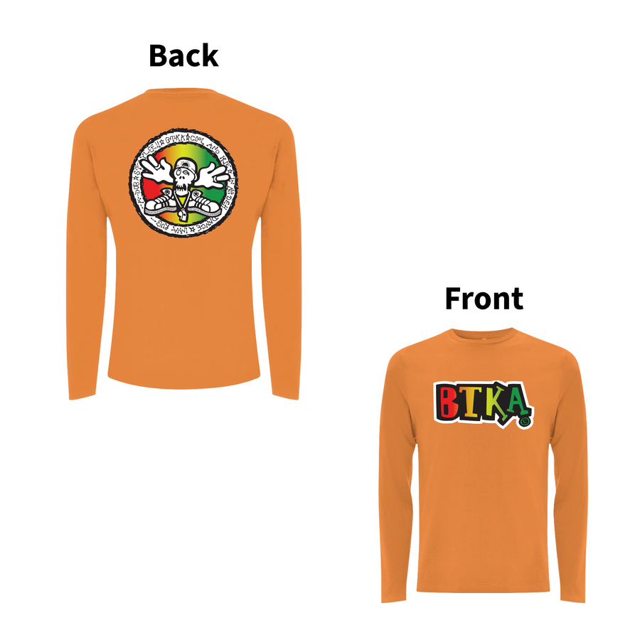 BTKA - COOL AND IRIE Front and Back Print Longsleeve