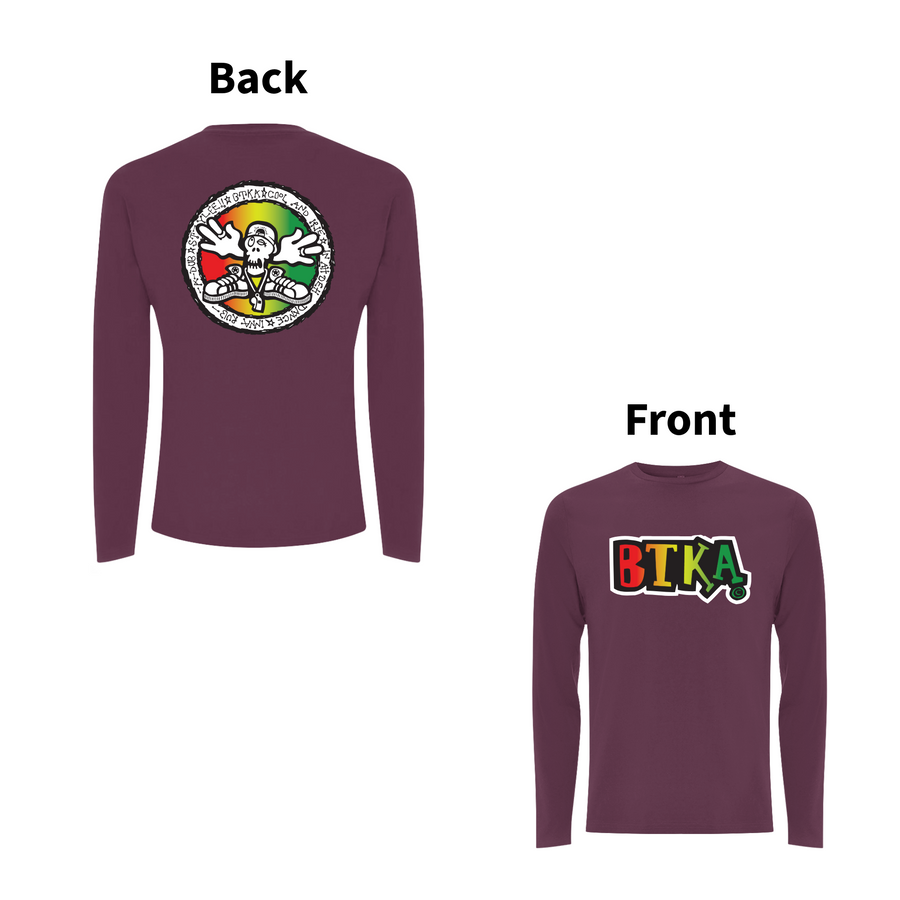 BTKA - COOL AND IRIE Front and Back Print Longsleeve