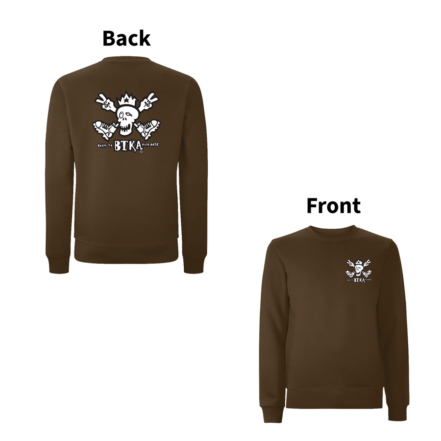 BTKA - CLASSIC  LOGO Front & Back Print Sweatshirt