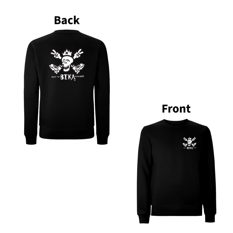 BTKA - CLASSIC  LOGO Front & Back Print Sweatshirt
