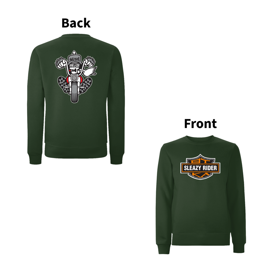 BTKA - SLEAZY RIDER Front & Back Print Sweatshirt