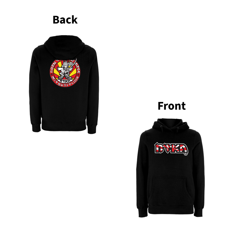 BTKA Sudadera con capucha con estampado frontal y posterior You're Sushi