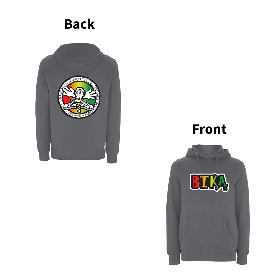 BTKA - COOL and IRIE Front and Back Print Hoodie