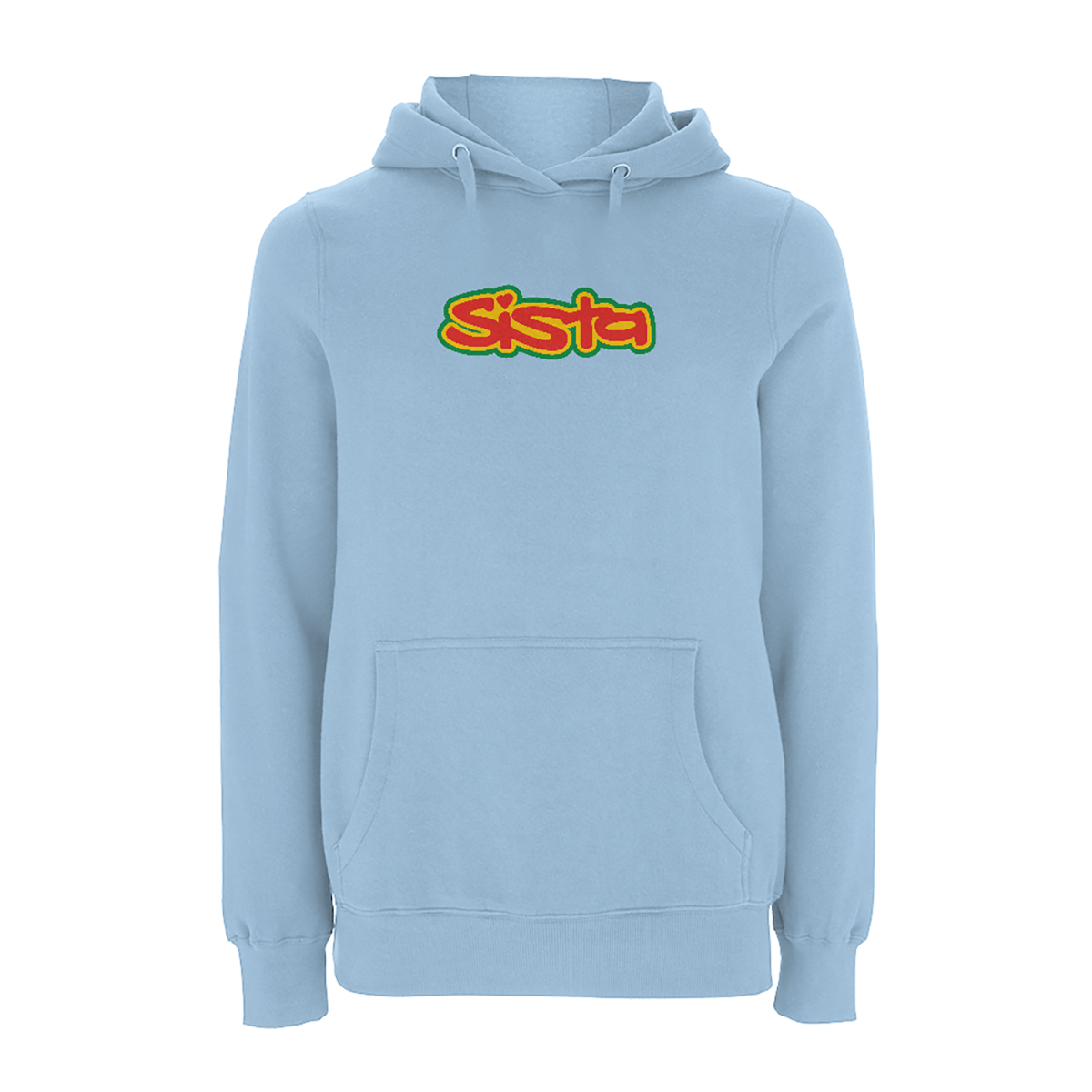 Sister large Logo embroidery hood