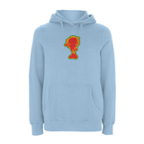 Sista large silhouette, embroidered pullover Hood