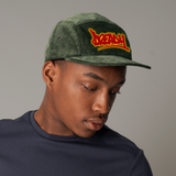 Dready Script Embroidered Organic Cord Camper Cap