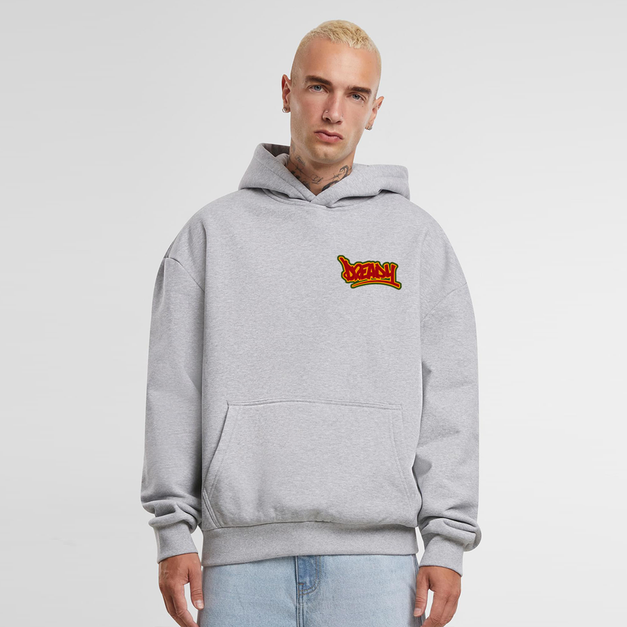 DREADY Script Logo, Ultra-Heavy Oversized Embroidered 500g  Hood