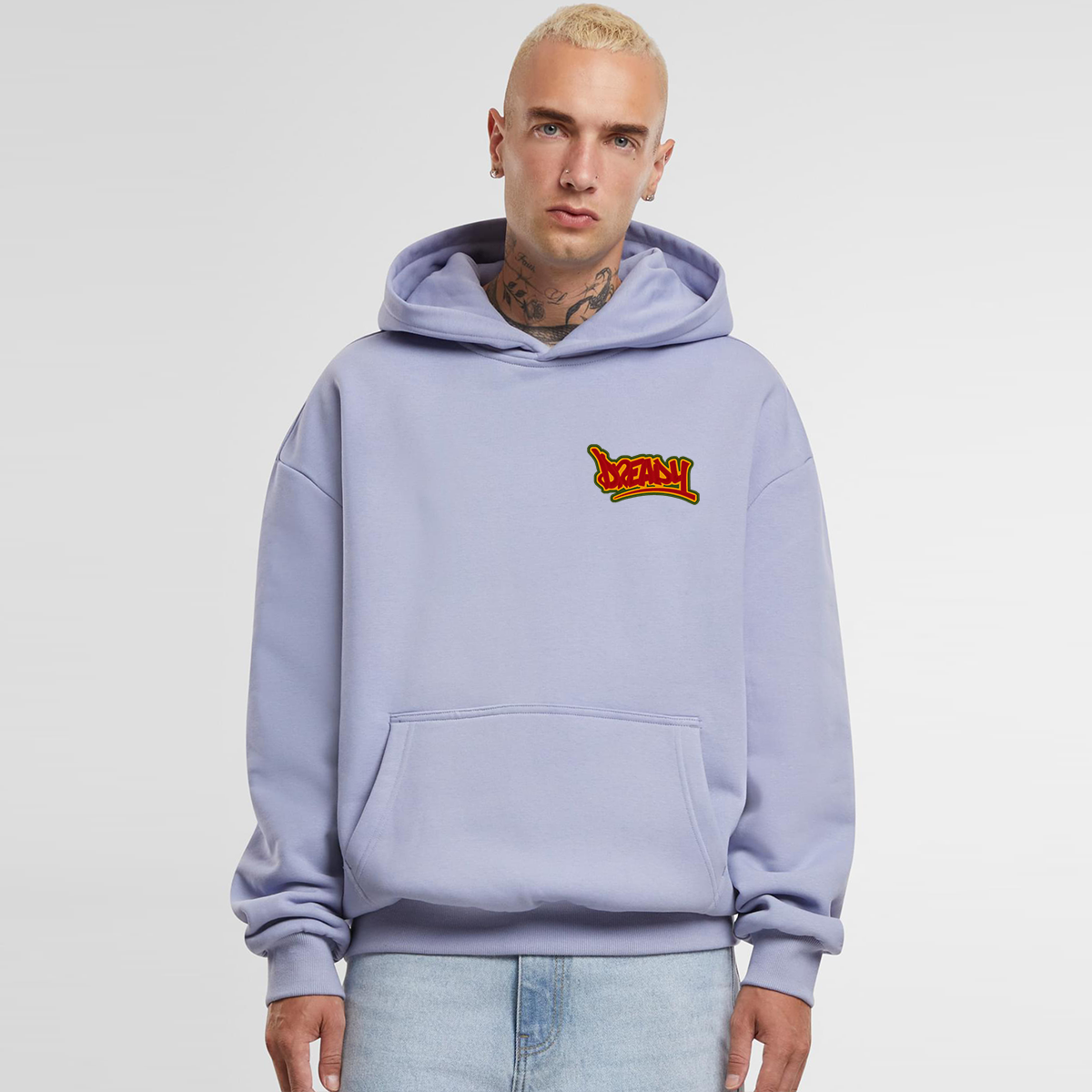 DREADY Script Logo, Ultra-Heavy Oversized Embroidered 500g Hood