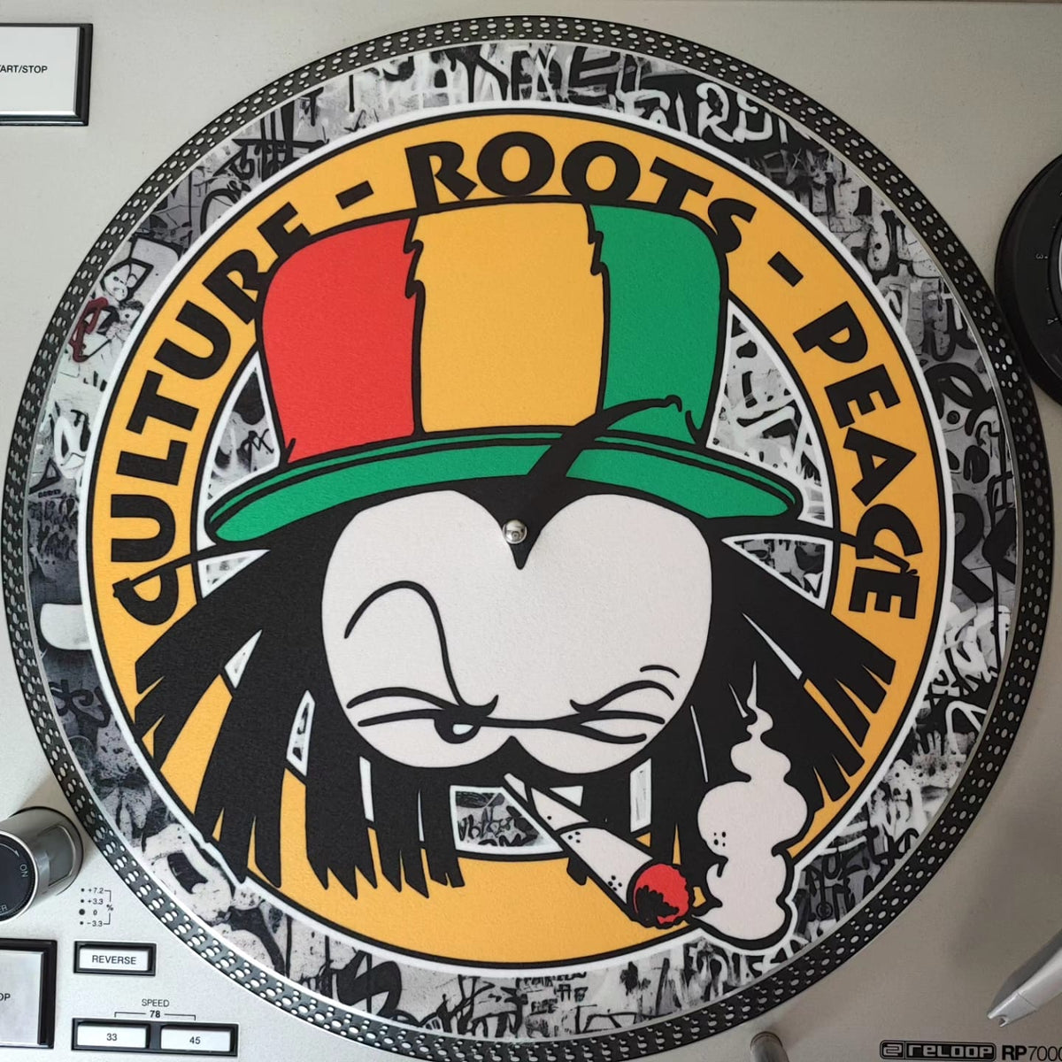 Dready Culture Roots & Peace Slip Mat 90s design